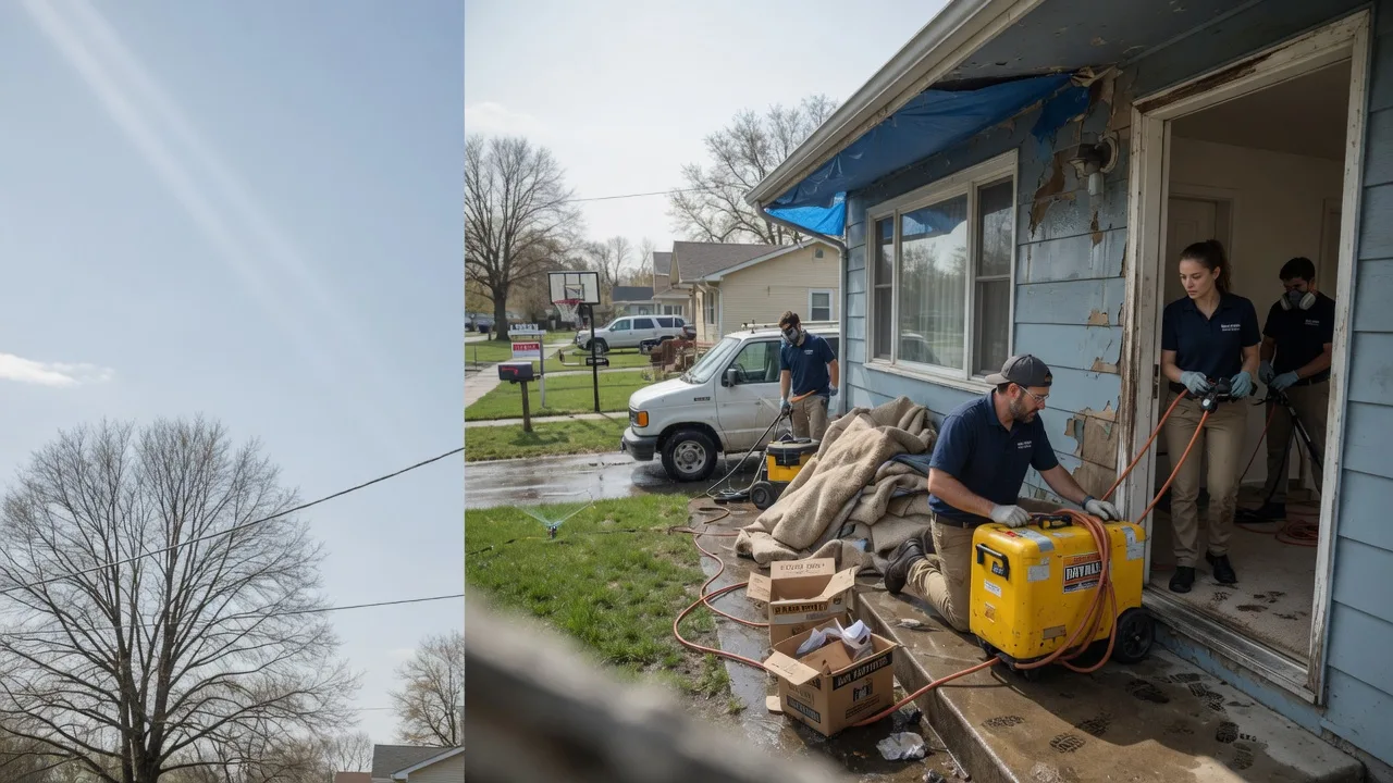 Basement Flood Cleanup in New Effington, SD near me